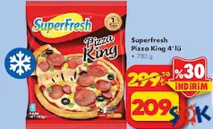 SUPERFRESH PİZZA KİNG 4'LÜ 780 GR fiyat ve kampanya bilgisi